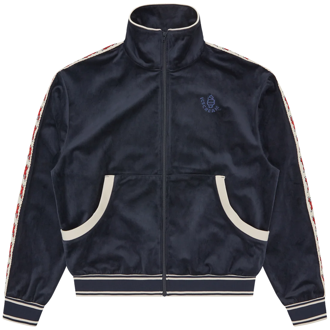 RUNNING DOG VELOUR TRACK TOP
