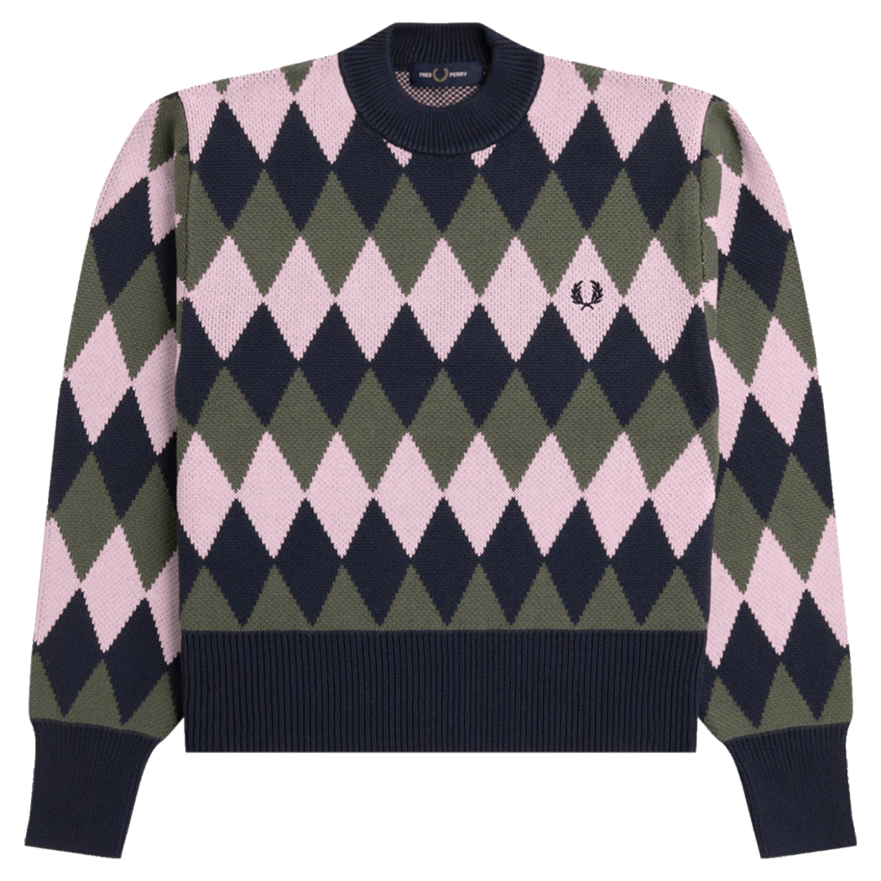 DIAMOND JACQUARD JUMPER