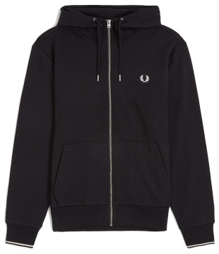 HOODED ZIP THROUGH SWEATSHIRT HOODED ZIP THROUGH SWEATSHIRT