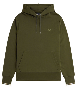 TIPPED HOODED SWEATSHIRT TIPPED HOODED SWEATSHIRT