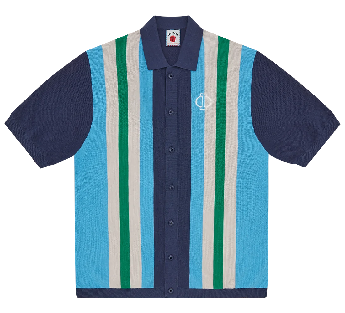 COLLARED KNITTED POLO SHIRT